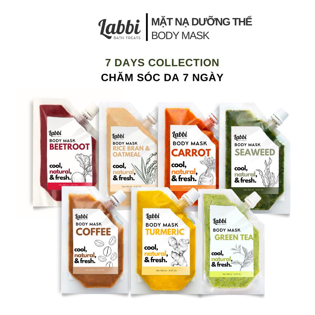 Mặt nạ dưỡng thể Tảo biển - SEAWEED BODY MASK - Labbi Bath Treats