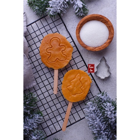 Khuôn đa năng làm kẹo đường Squid Game (31 mẫu - chủ đề Giáng Sinh, Tết...), cutter cookie, nhấn bánh quy...