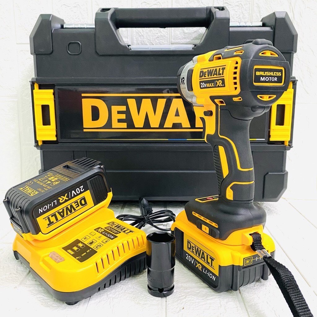 MÁY SIẾT BULONG DEWALT 20V DFC887, ĐỘNG CƠ KHÔNG CHỔI THAN