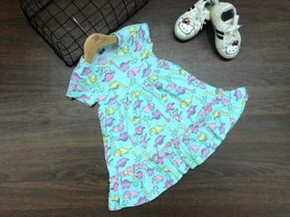 Đầm thun cotton cho bé gái