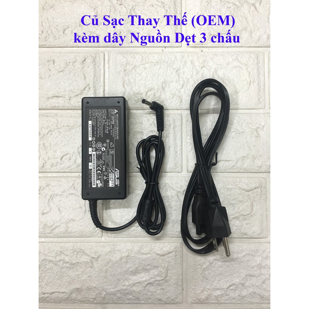 [ SẠC ZIN ] Sạc Laptop Asus 19V – 3.42A – 65W (Adapter ASUS 19V-3.42A)