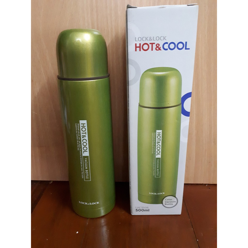 Hot hot hot! Bình giữ nhiệt lưỡng tính lock&lock LHC351B 500ml (màu nâu đồng) và LHC352B (màu xanh dương)