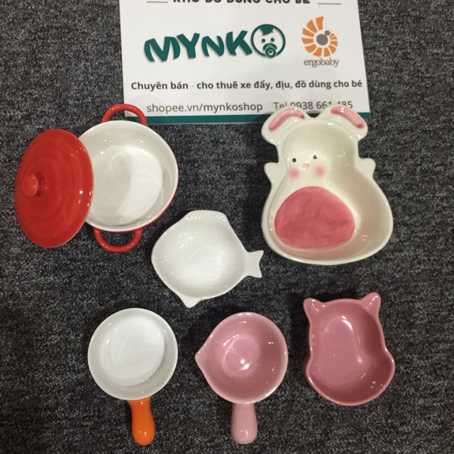 Set chén ăn dặm cho bé