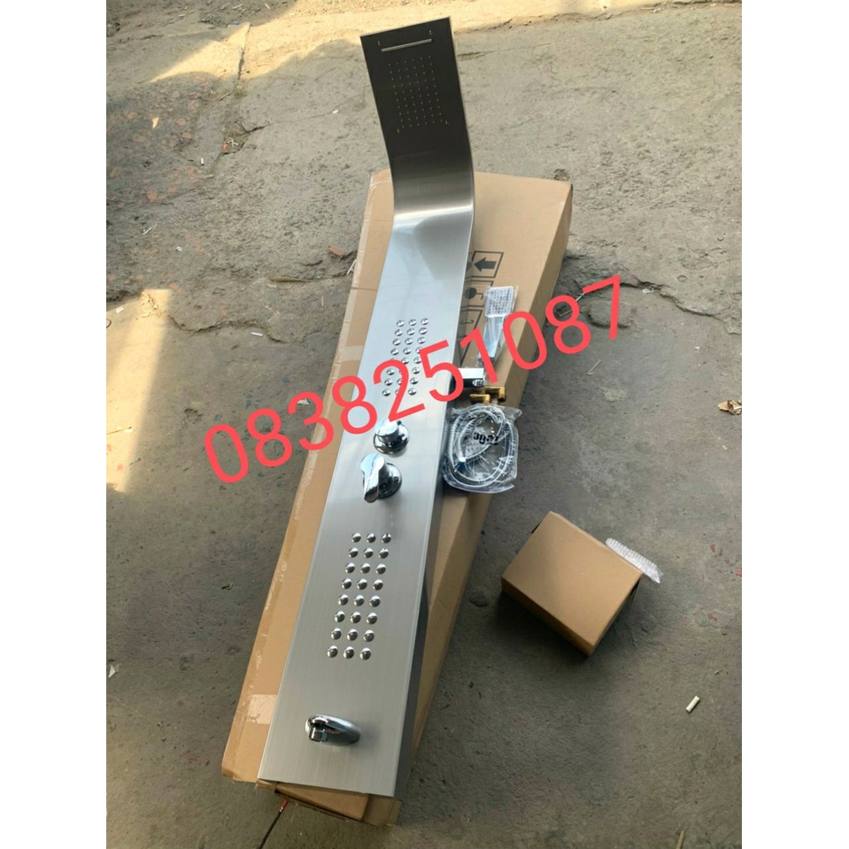 Cây sen tắm thuyền massage màu bạc inox 304 -Bộ sen thuyền tắm nóng lạnh massage cao cấp inox SUS304 hàng cao cấp .