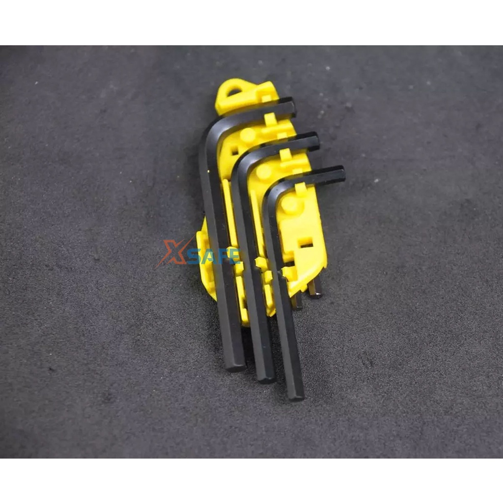 Bộ khóa lục giác bằng Stanley 69-252 bộ 8 cây, hợp kim thép CR-V cao cấp độ bền cao, chắc chắn, không gãy hay cong vênh