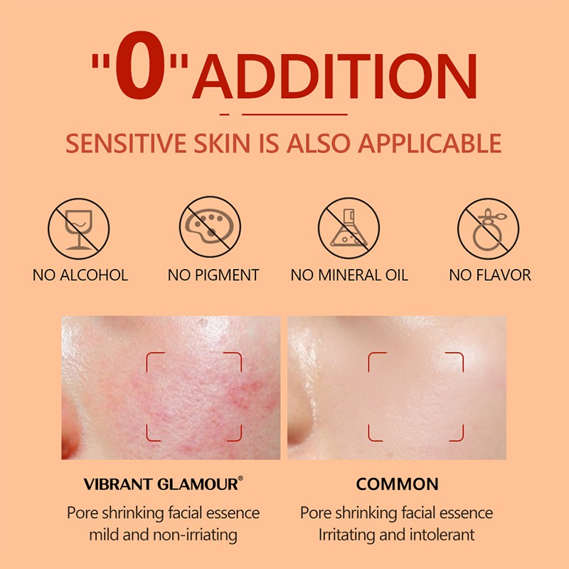 Serum Thu Nhỏ Lỗ Chân Lông VIBRANT GLAMOUR Giảm Mụn Đầu Đen Dưỡng Ẩm Làm Săn Chắc Mịn Da Axit Hyaluronic/Salicylic 30ml | BigBuy360 - bigbuy360.vn