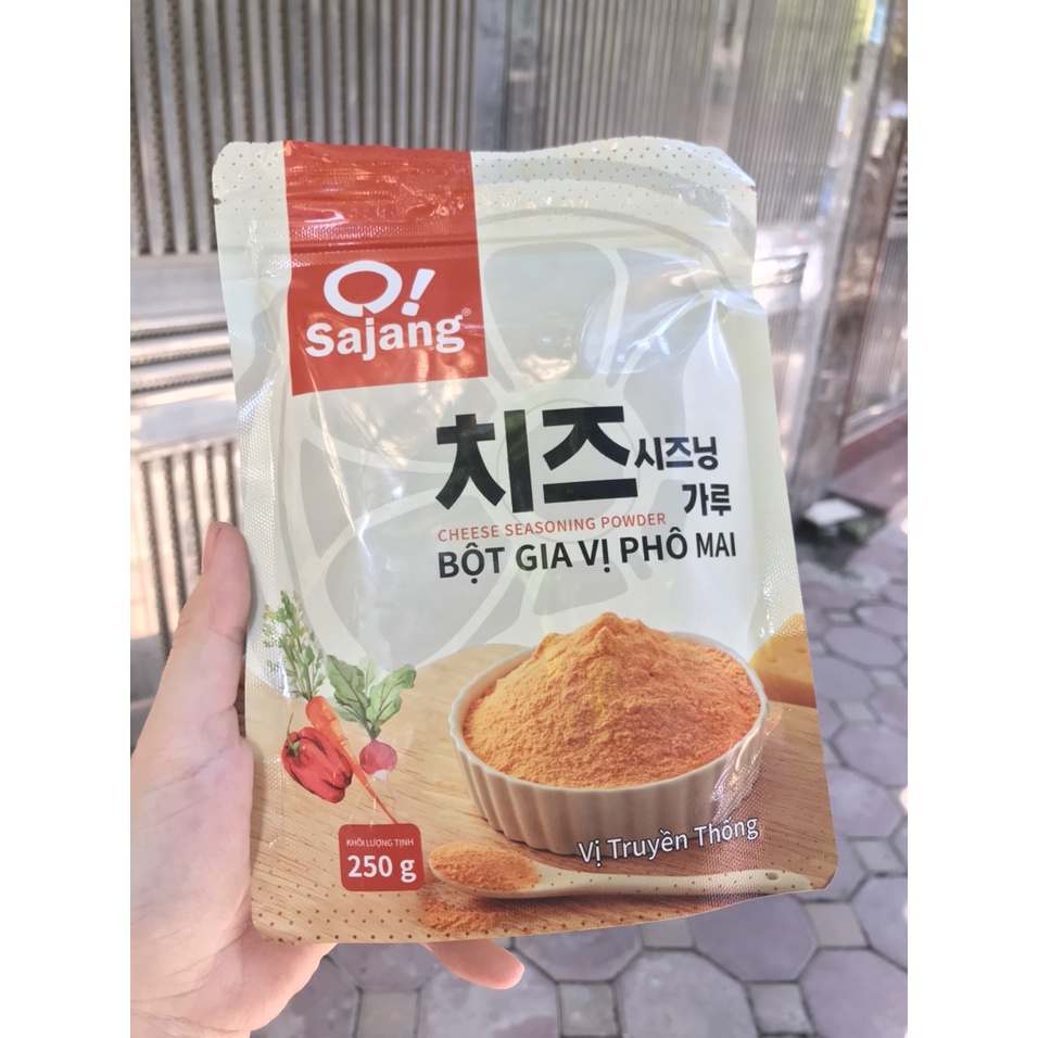 1 KG Bột phô mai lắc Hàn Quốc O!Sajang 250g