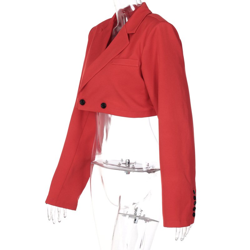 Áo khoác tay dài phối nút thiết kế hợp thời trang cho phái nữ