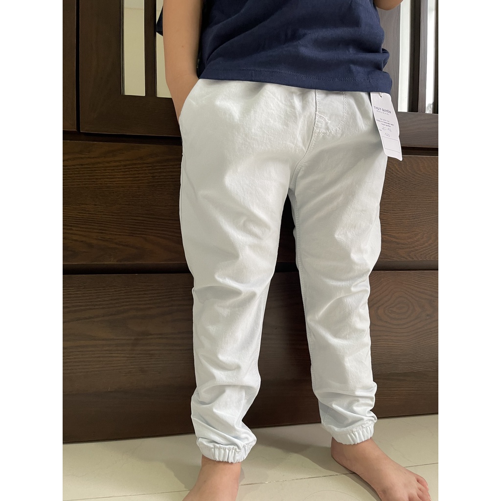 Quần dài bé trai chất kaki quần jogger Dragon Kids