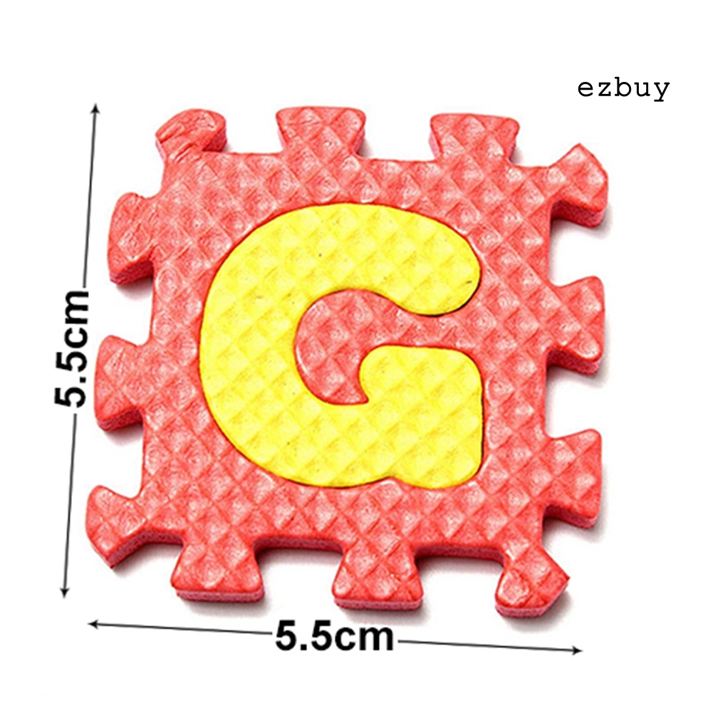 Set 36 Tấm Thảm Xốp Lắp Ráp Chữ Cái Và Số Cho Bé