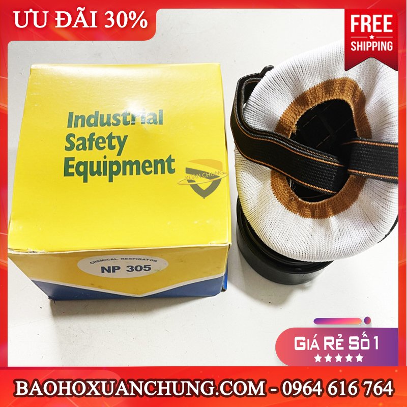Mặt nạ phòng độc Blue Eagle 1 phin, mặt nạ chống hóa chất thuốc trừ sâu, lăn sơn