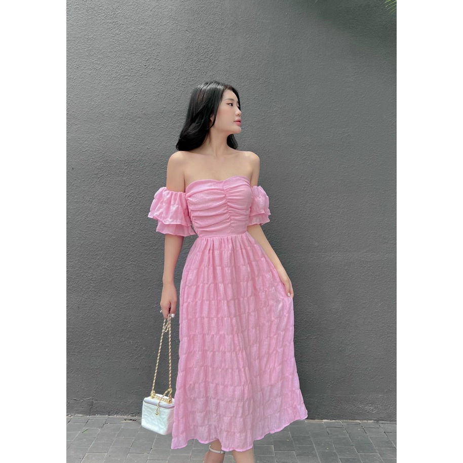 Đầm váy nữ maxi chạy Mocking ( có mút ngực ) tôn dáng trẻ trung sang trọng thanh lịch siêu xinh