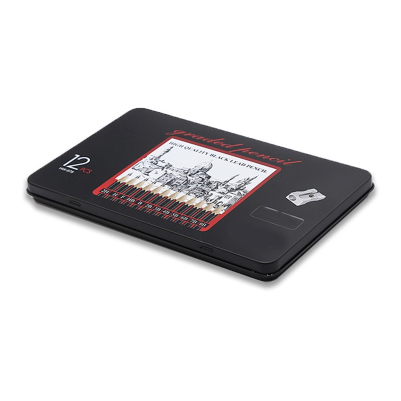 Bộ Dụng Cụ Vẽ Tranh Chuyên Nghiệp Kèm Đồ Chuốt Bằng Kim Loại Dành Cho Người Mới Bắt Đầu