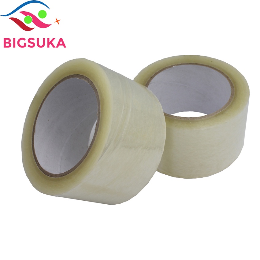 Băng keo trong 6CM 100yard dán thùng [5 Cuộn/Cây] BIGSUKA