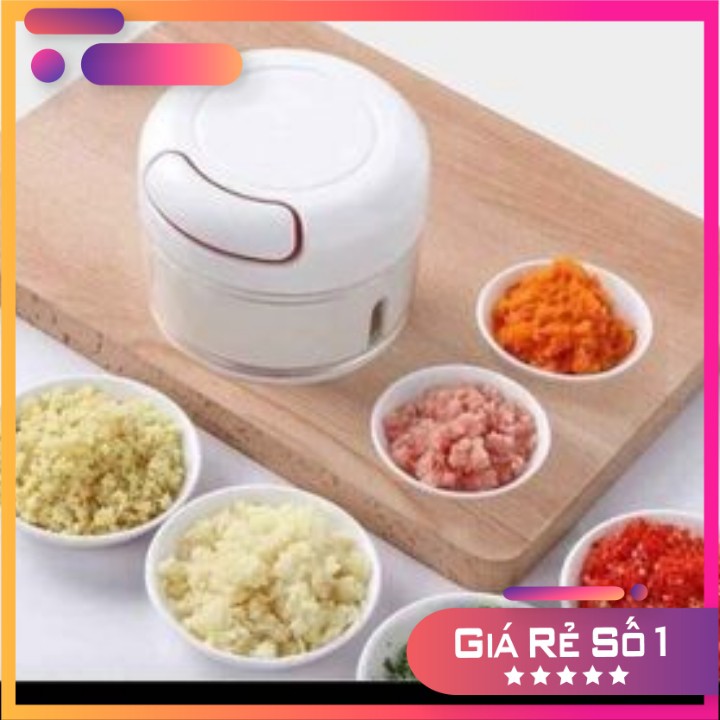 Máy Xay Tỏi Ớt Cầm Tay Đa Năng Mini Food Chopper