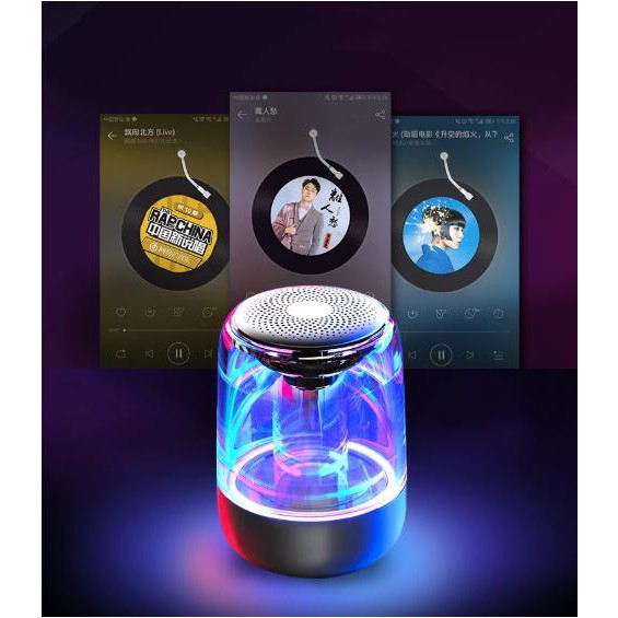 VioletShop1688 - Loa bluetooth mini đèn led phát sáng
