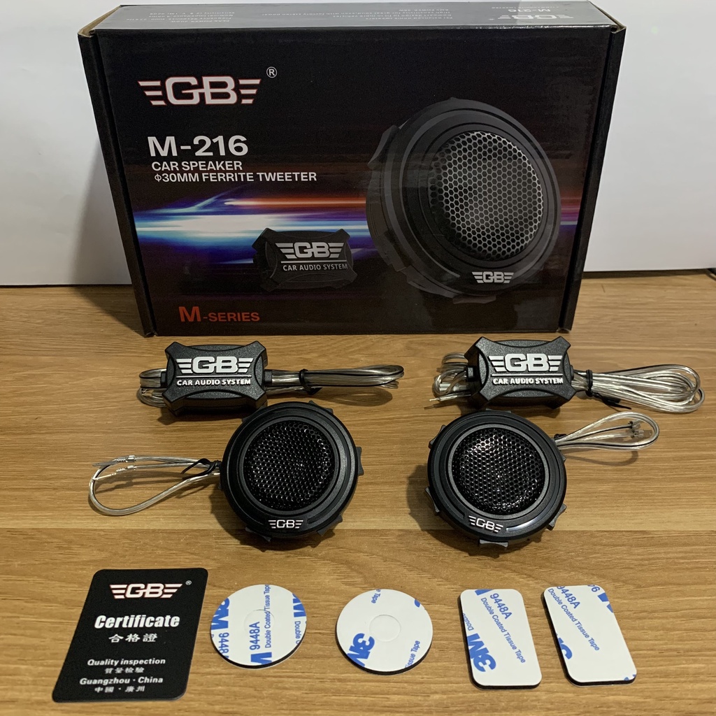 Loa Treble GB M-216 Công Suất 110W - Loa Tép Mini, Tress Âm Thanh Nổi, Chess ô tô xe hơi