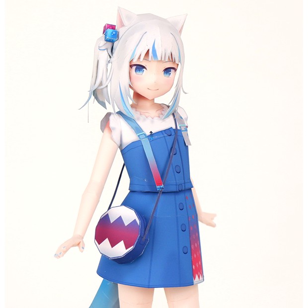 Mô Hình Giấy Vtuber Hololive: Gawr Gura Trang Phục Mùa Hè - Summer Version TS18