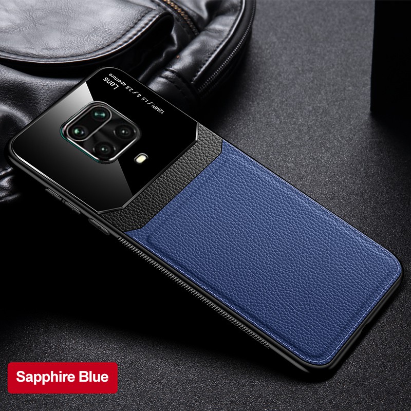 Ốp Điện Thoại Koosuk Bằng Acrylic Cứng Phối Da Chống Rơi Cho Xiaomi Redmi Note 9 Pro Max Note 9S 10 10S