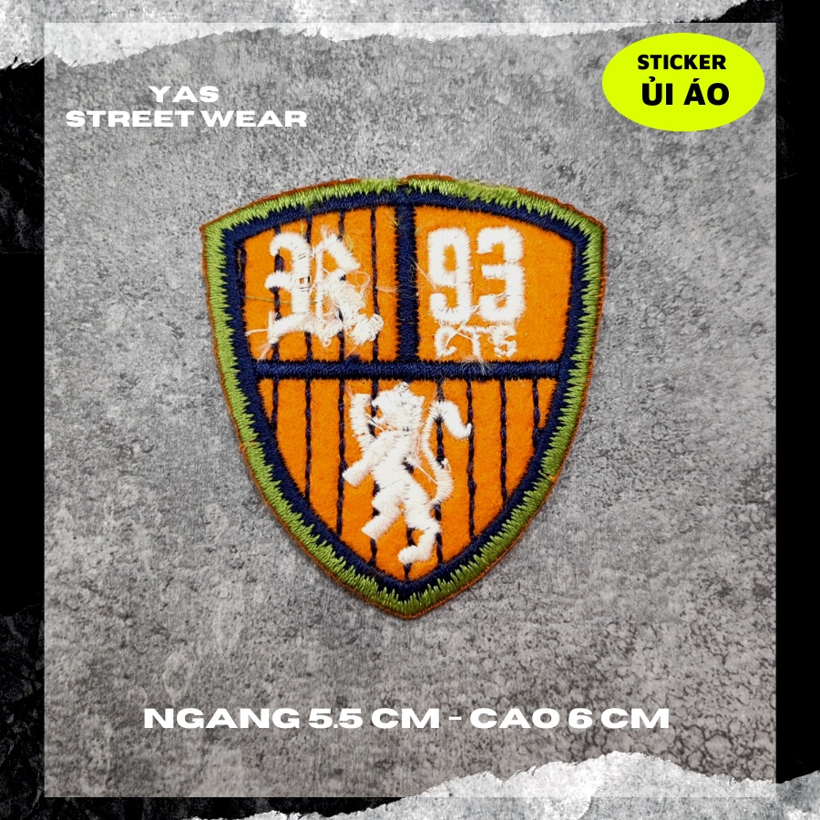 Sticker ủi áo cao cấp, miếng dán quần áo dùng làm Patch ủi, miếng vá quần áo, vá áo phao, trang trí BALO