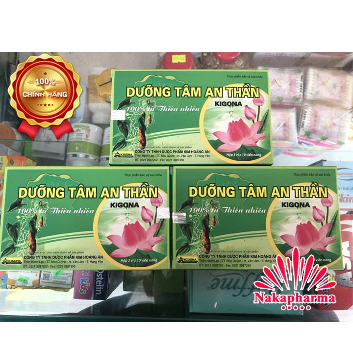 Dưỡng Tâm An Thần Kigona - Duongtam Anthan KGA | Giúp ngủ sâu ngon giấc, bổi bổ cơ thể, bảo vệ thần kinh