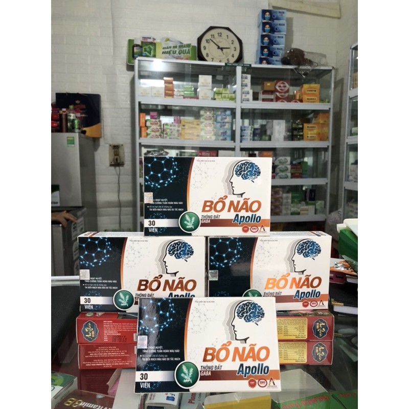 Bổ não Apollo- Hoạt huyết dưỡng não tăng cường tuần hoàn máu não