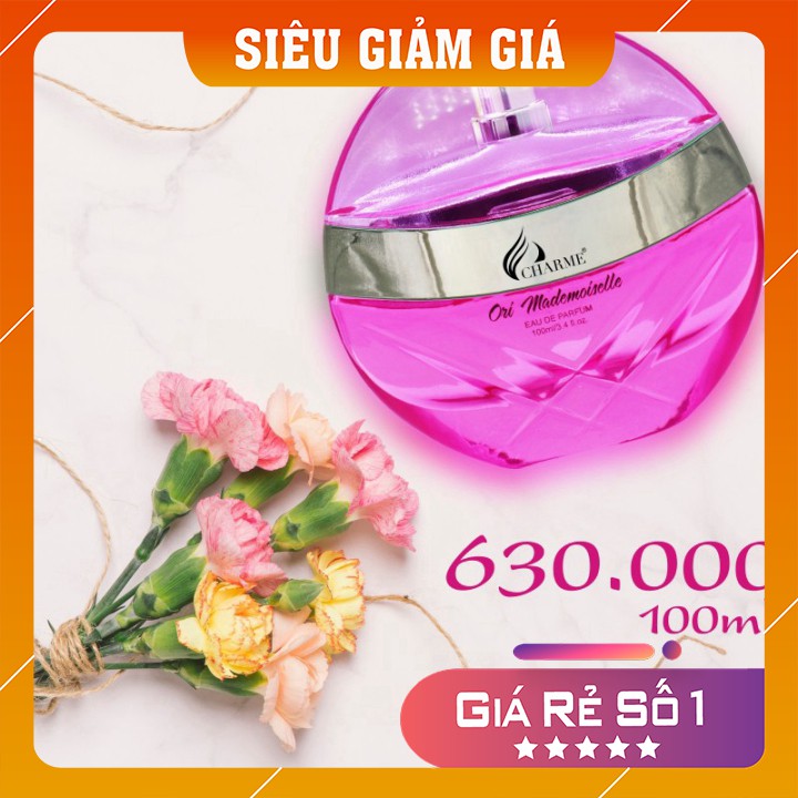 [FreeShip – Xả kho] NƯỚC HOA CHARME ORI MADMOISIELLE 100ML, NƯỚC HOA CHÍNH HÃNG CHO NỮ