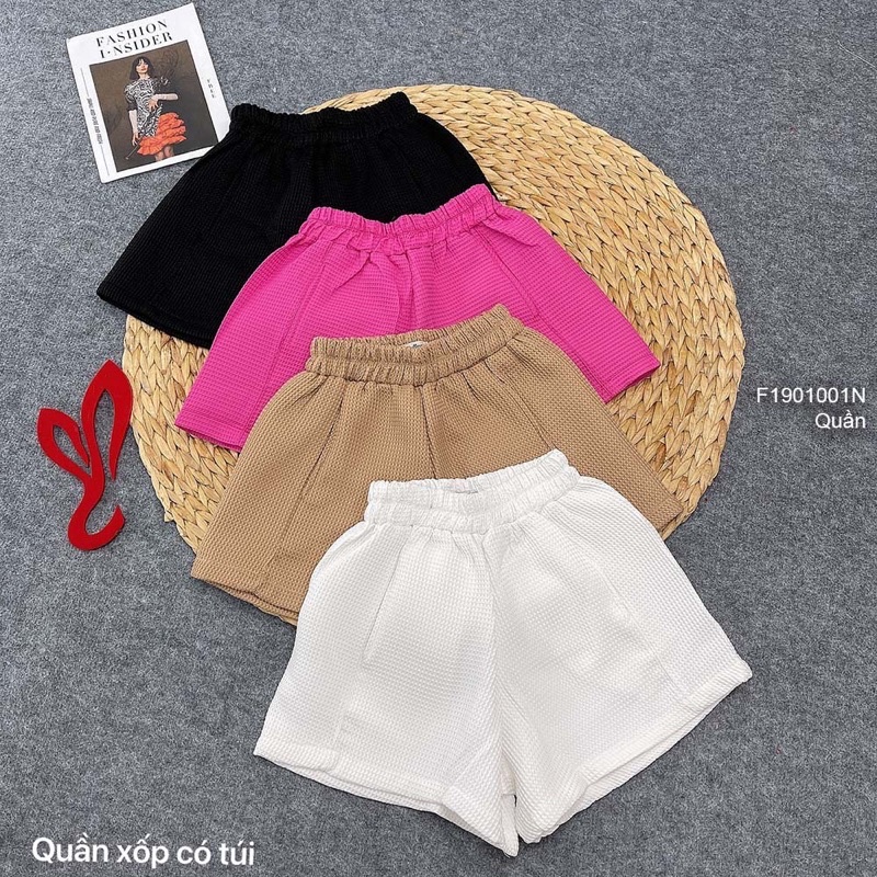 Quần short xốp lưng chun