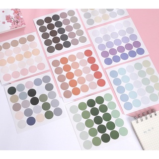 Sticker chấm tròn dùng trang trí sổ tay