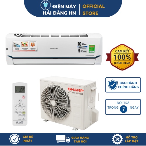 Điều hoà Sharp J-Tech Inverter AH/AU-X9XEW 9000BTU Điện Máy Hải Đăng HN