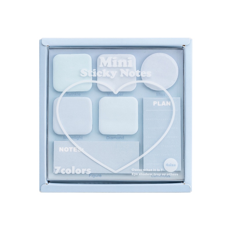 Bộ 210 Tờ Giấy Ghi Chú Mini 7 Màu Sắc C7155
