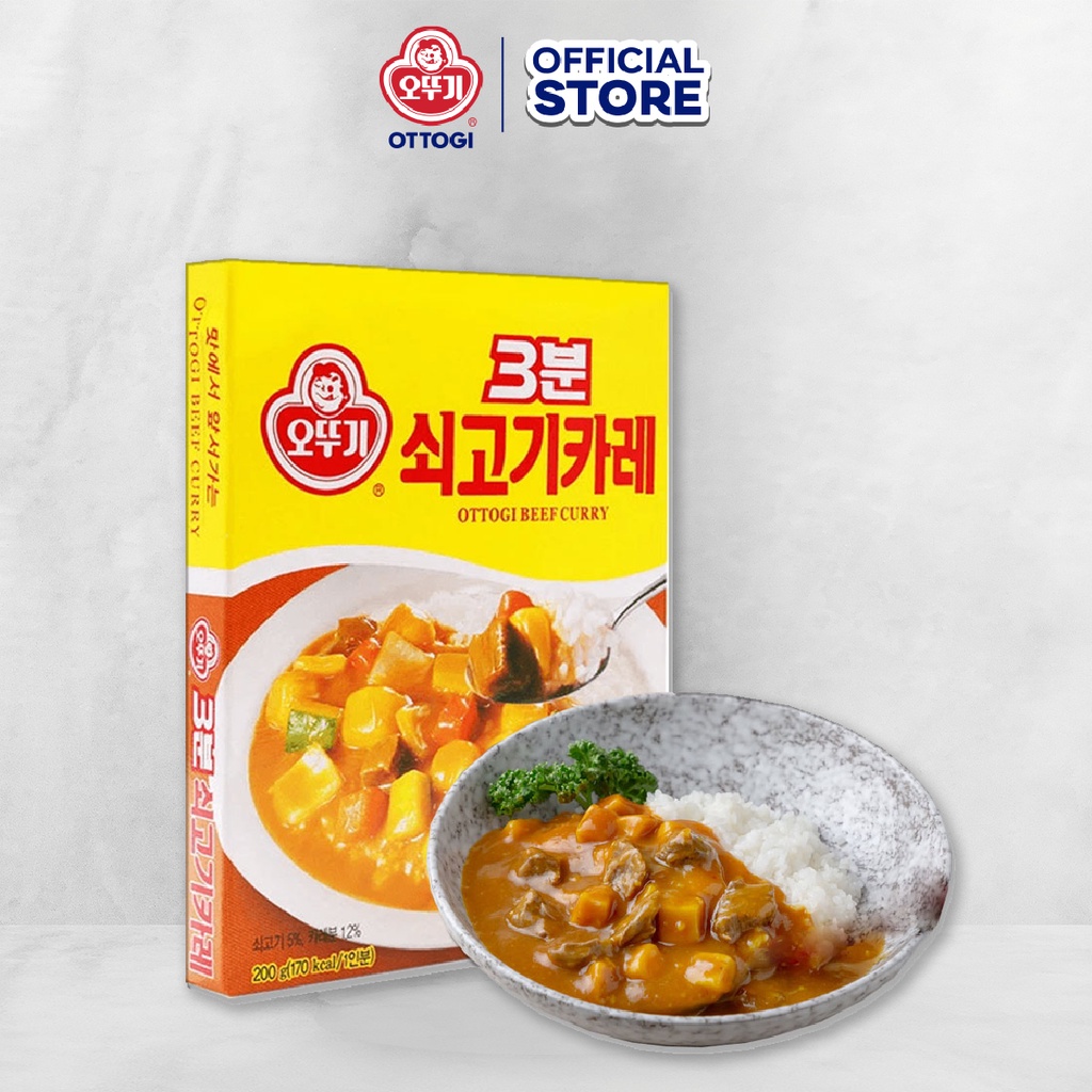 Sốt cà ri bò ăn liền Ottogi hộp 200g | BigBuy360 - bigbuy360.vn