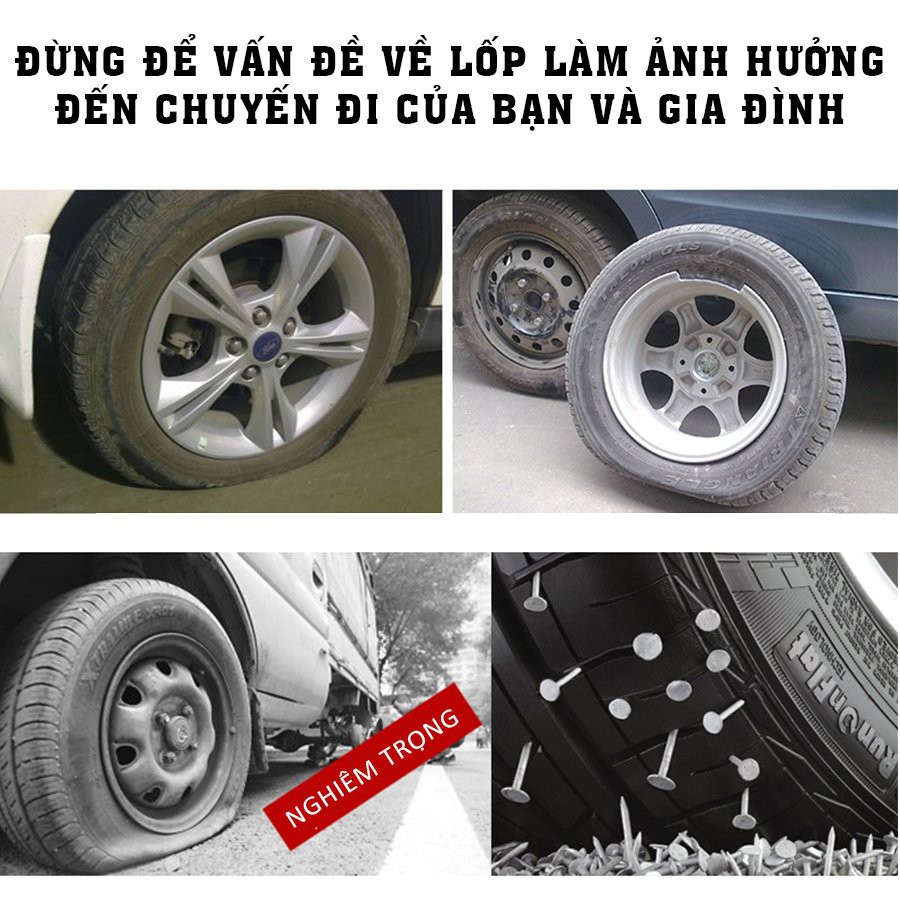 Bộ Tự Vá Lốp Xe Không Săn, 3 Miếng Tiện Lợi - Bộ Vá Lốp Xe Máy - Ôtô - Đa Năng Tại Nhà