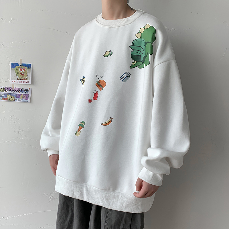 Áo Nỉ Nam Dài Tay Cổ Tròn Thời Trang Hàn | BigBuy360 - bigbuy360.vn