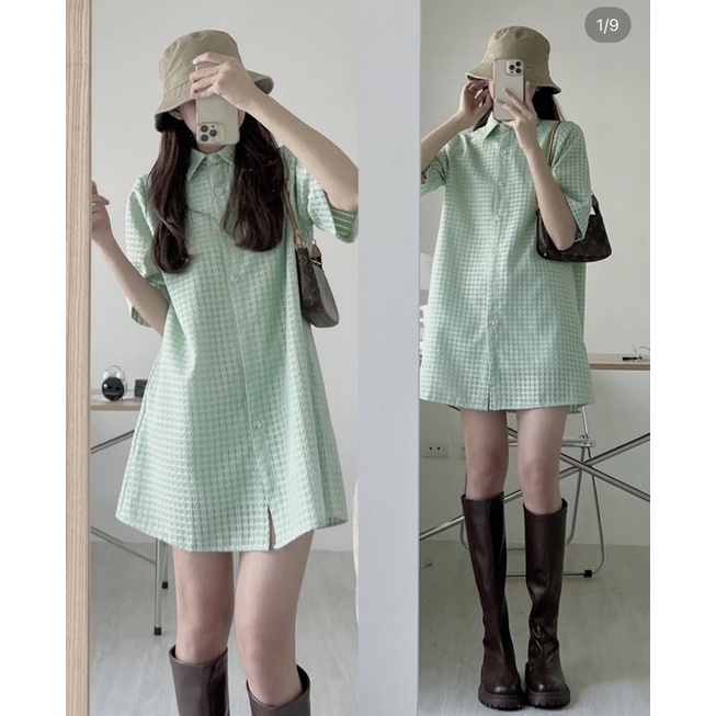 ĐẦM SƠ MI BASIC TRƠN 3M
