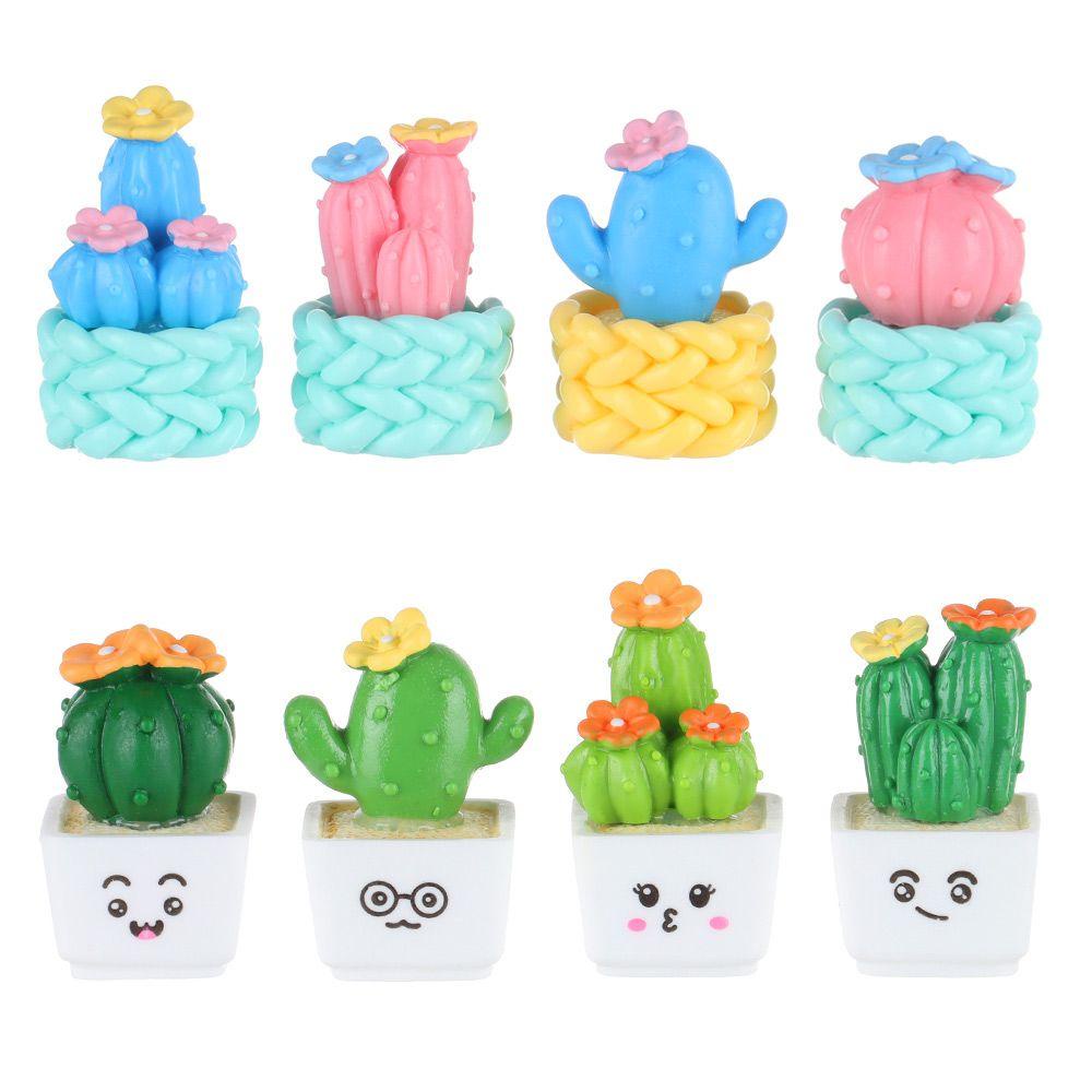 Mô Hình Cây Xương Rồng Mini Trang Trí Nhà Búp Bê