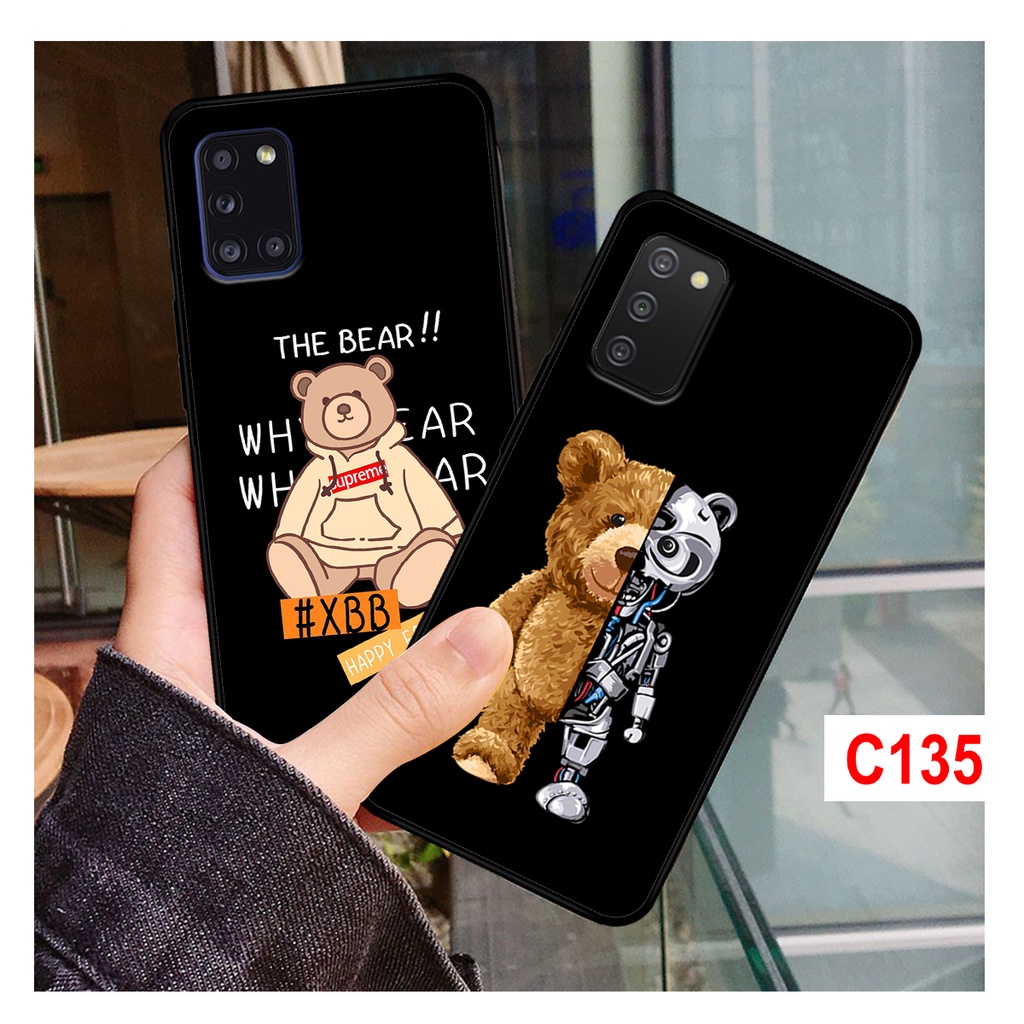 Ốp Lưng Samsung A02s - A03s - A31 - A51 - A71 - M51 in hình gấu bear cute, thời trang.