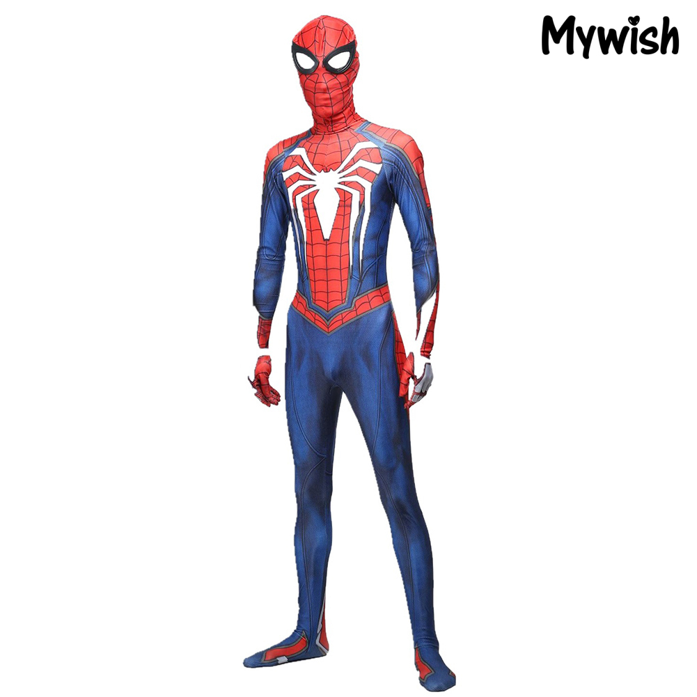 Bộ Đồ Liền Thân Hóa Trang Captain America War / Spiderman Độc Đáo Cho Bé Dịp Halloween