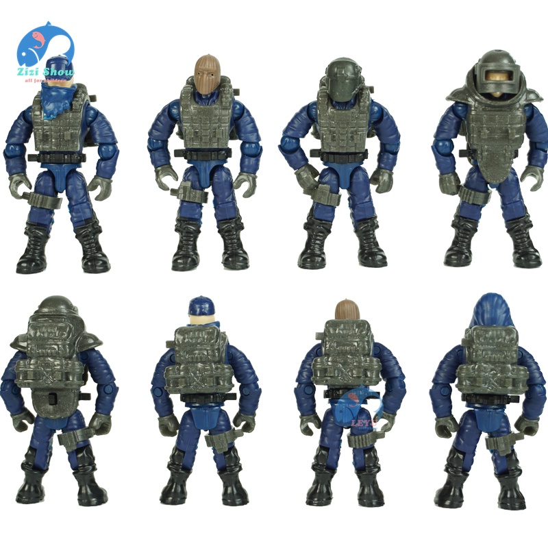 Mô Hình Lắp Ráp Nhân Vật Cảnh Sát SWAT Mega Set 2