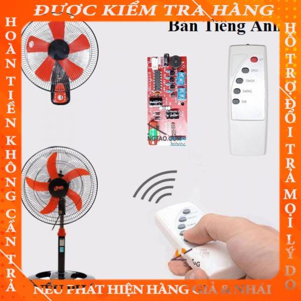 Mạch điều khiển quạt từ xa mạch đỏ xịn mutnh