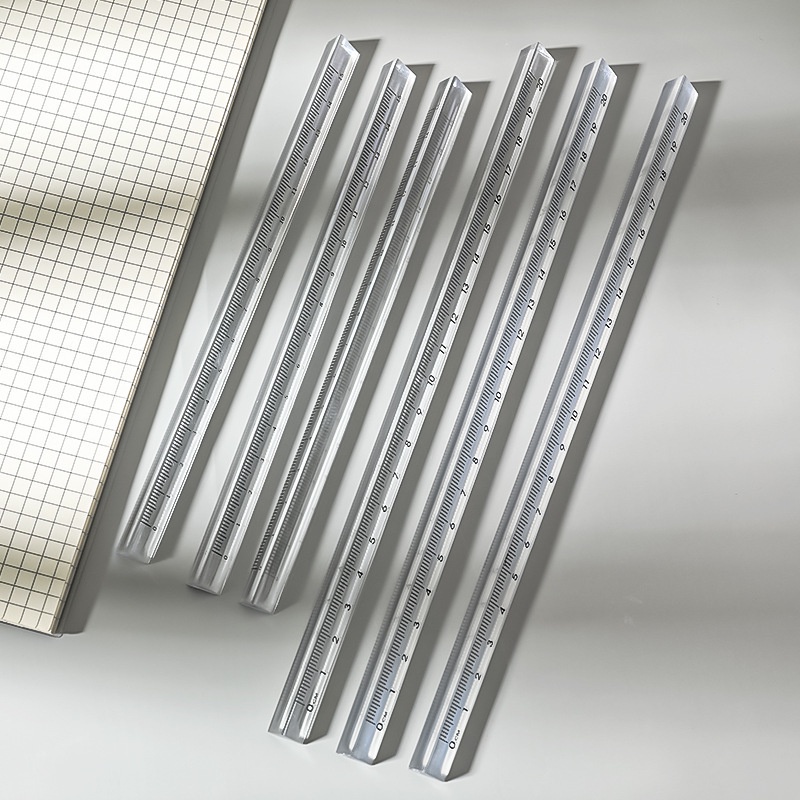 Thước đo hình tam giác trong suốt 15/20cm