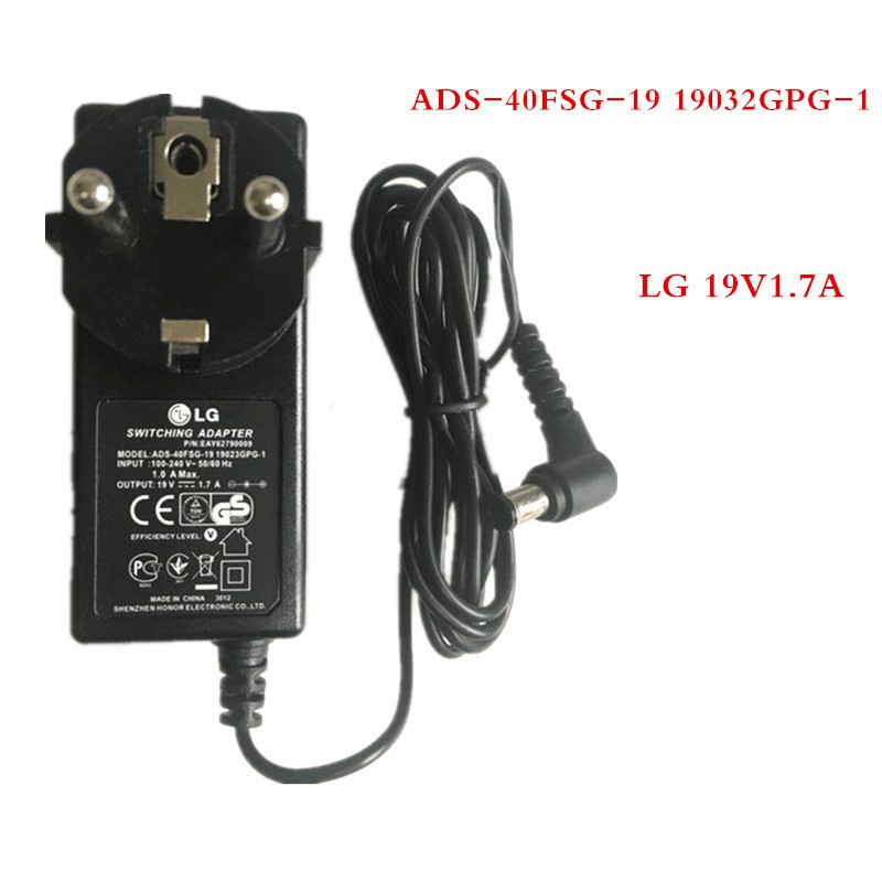 Adapter nguồn màn hình LG 19V 1.7A CHÍNH HÃNG