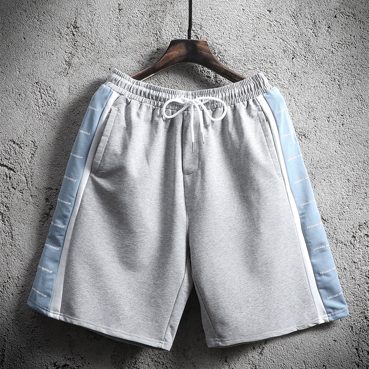 Quần Shorts Thể Thao Nam Cá Tính Kẻ Sọc Kèm Chữ Nhỏ Ngang Zenkonam MEN SHORT 059C G