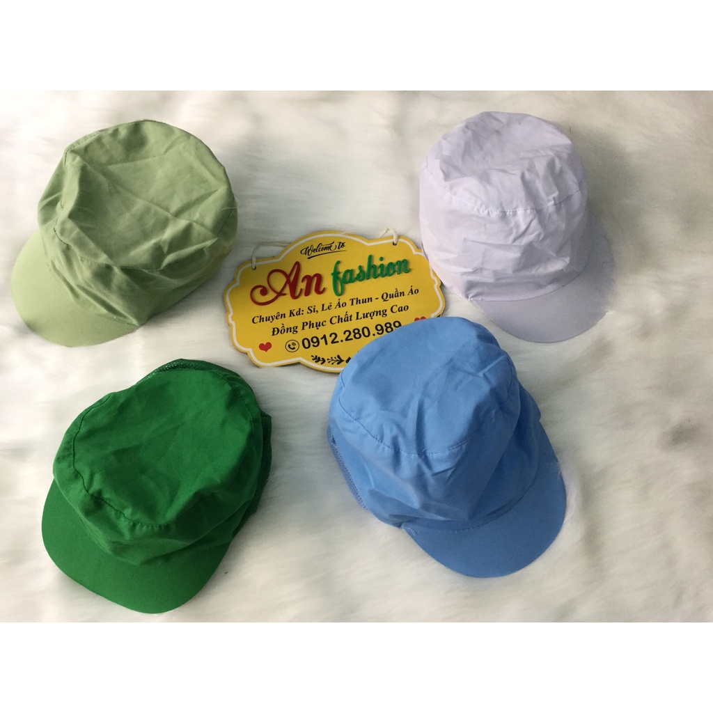 COMBO 10 NÓN KẾT XẾP LY CÓ BÚI TÓC VẢI SILK DÙNG TRONG THỰC PHẨM, THỦY SẢN_HÌNH CHỤP THẬT
