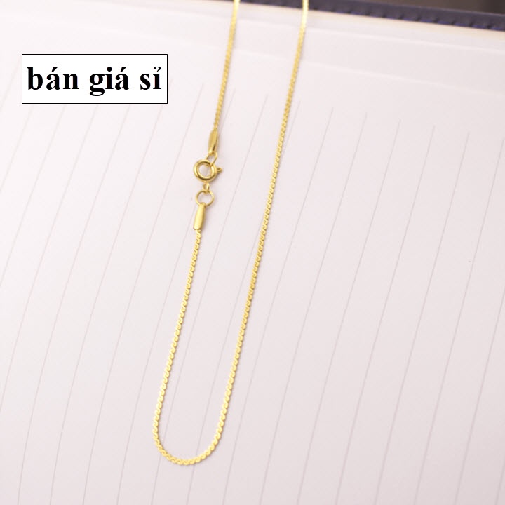 Dây chuyền nữ titan sợi mảnh vô cực - DCTT22002