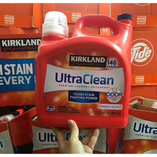 Nước giặt tẩy trắng Kirkland Signature Ultra Clean Laundry Detergent HE 5.73 lít