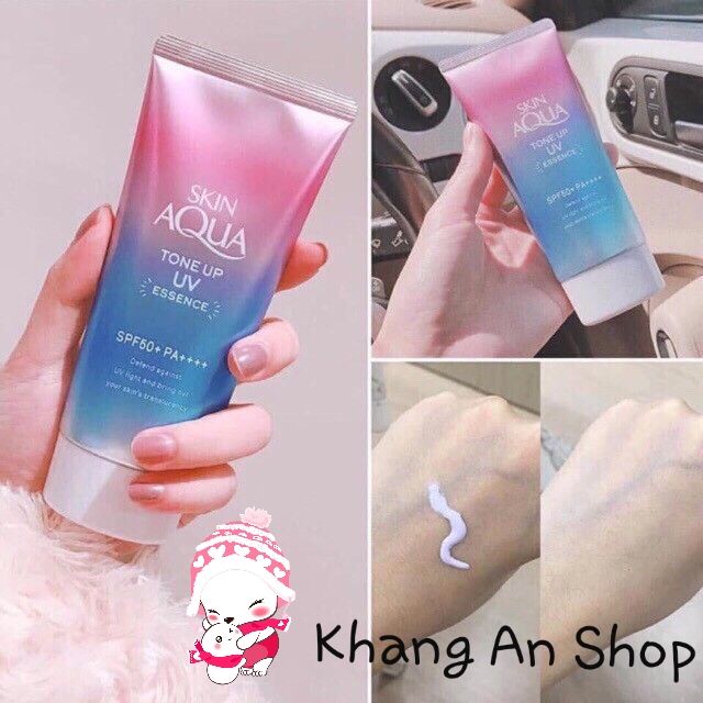 Kem chống nắng Skin Aqua Tone Up UV Essence SPF 50 Nhật Bản