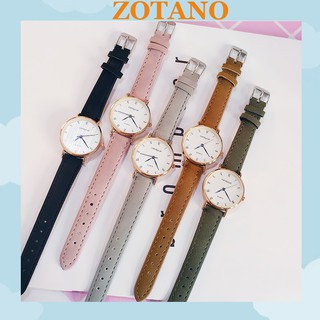 Đồng hồ đeo tay nữ dây da Candycat phong cách Hàn Quốc DH22