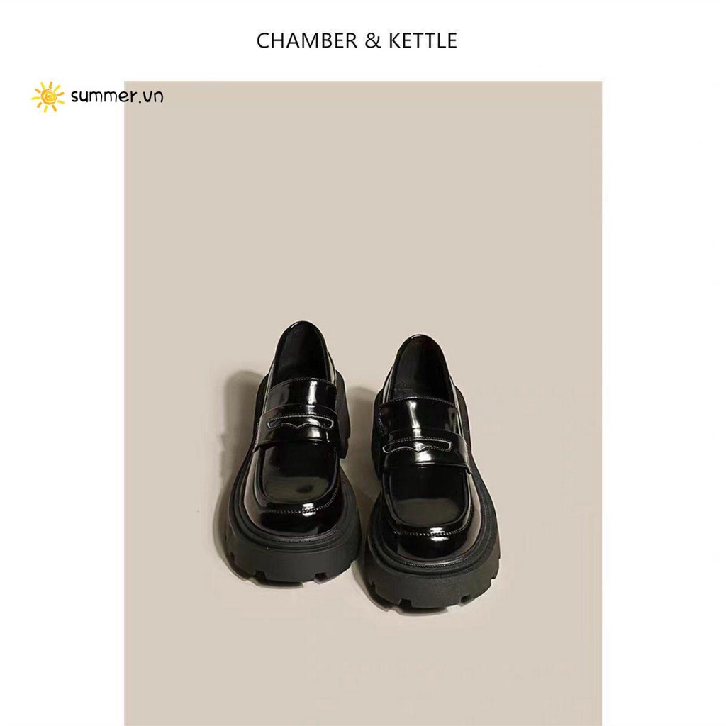 Giày Lười Da Đế Dày Thời Trang 2022 Dành Cho Nữ