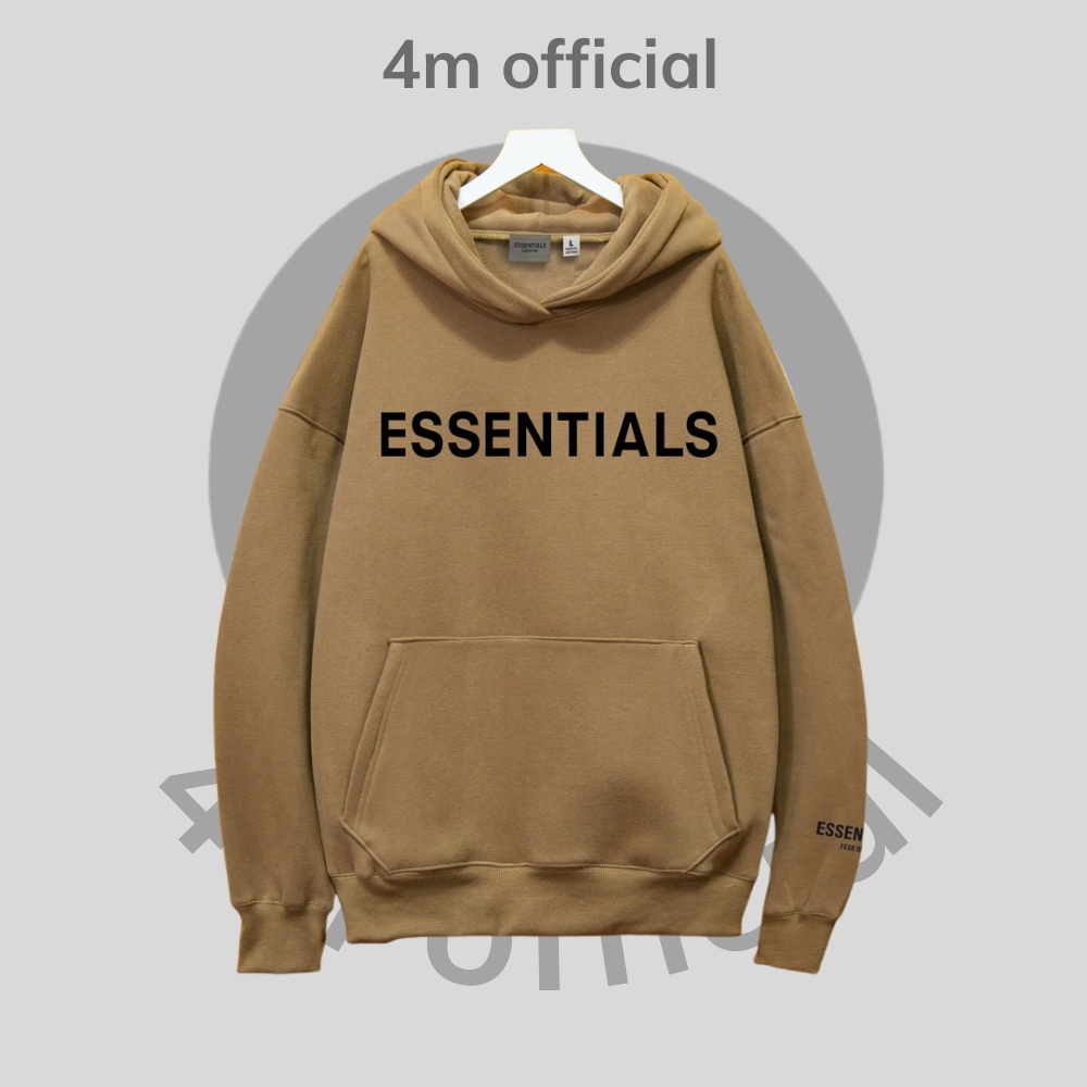 Áo Hoodie Essentials FEAR OF GOD FOG 4m official chất nỉ cao cấp nam nữ form rộng in silicon